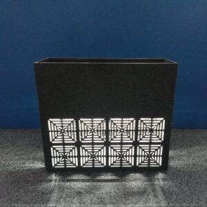 Maceta iluminada con patrón